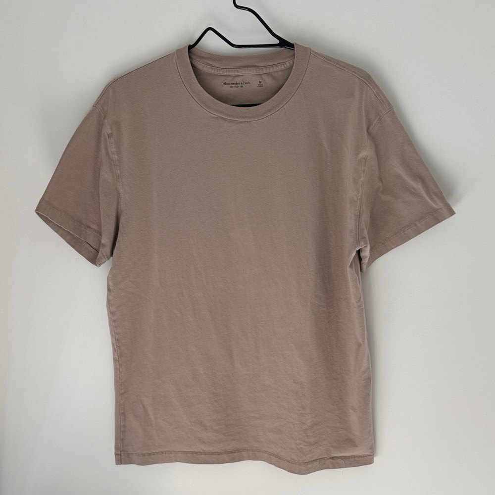 Abercrombie & Fitch Tan Soft AF Tee